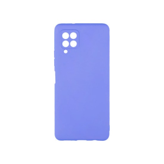 Capa de Silicone com Moldura de Câmera para Samsung Galaxy A12 5g Roxo